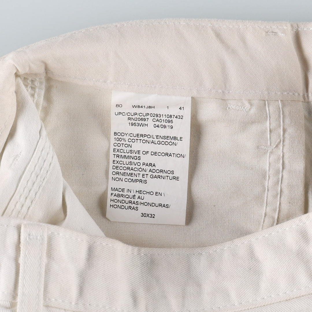 Dickies Painter Pants Men's W30 equivalent cotton white type Vintage Second Hand