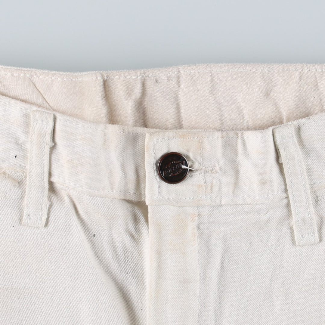 Dickies Painter Pants Men's W30 equivalent cotton white type Vintage Second Hand