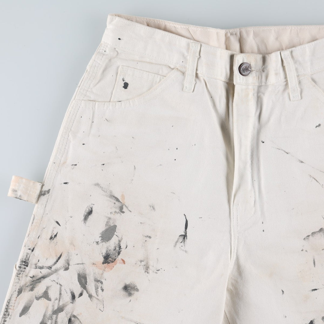 Dickies Painter Pants Men's W30 equivalent cotton white type Vintage Second Hand