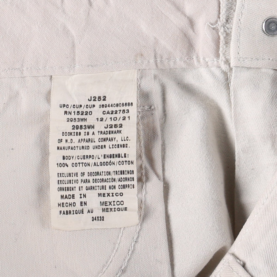 Dickies Painter Pants Men's W34 equivalent cotton white type Vintage Second Hand