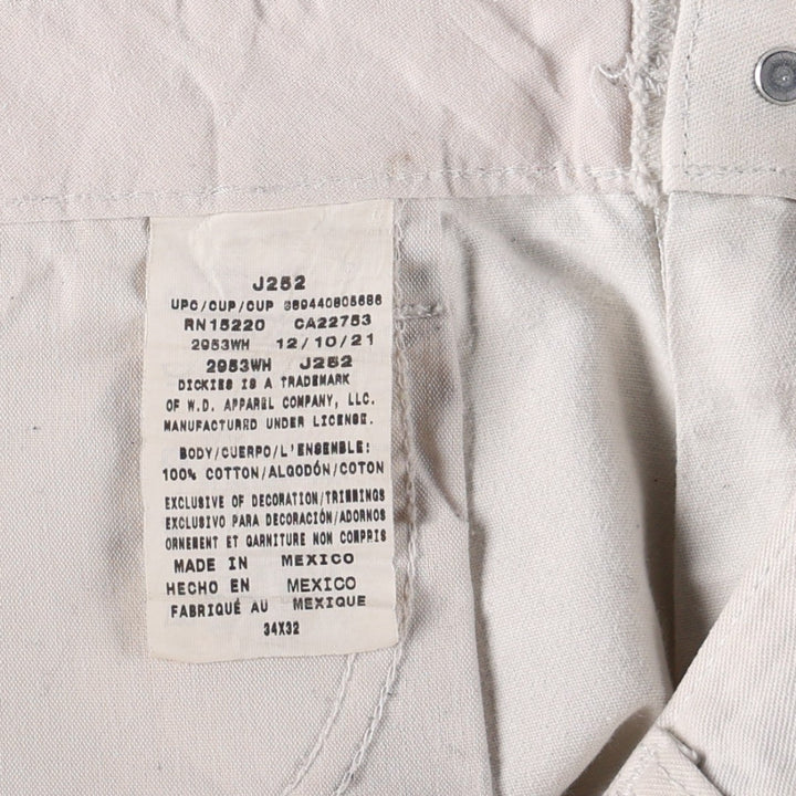 Dickies Painter Pants Men's W34 equivalent cotton white type Vintage Second Hand