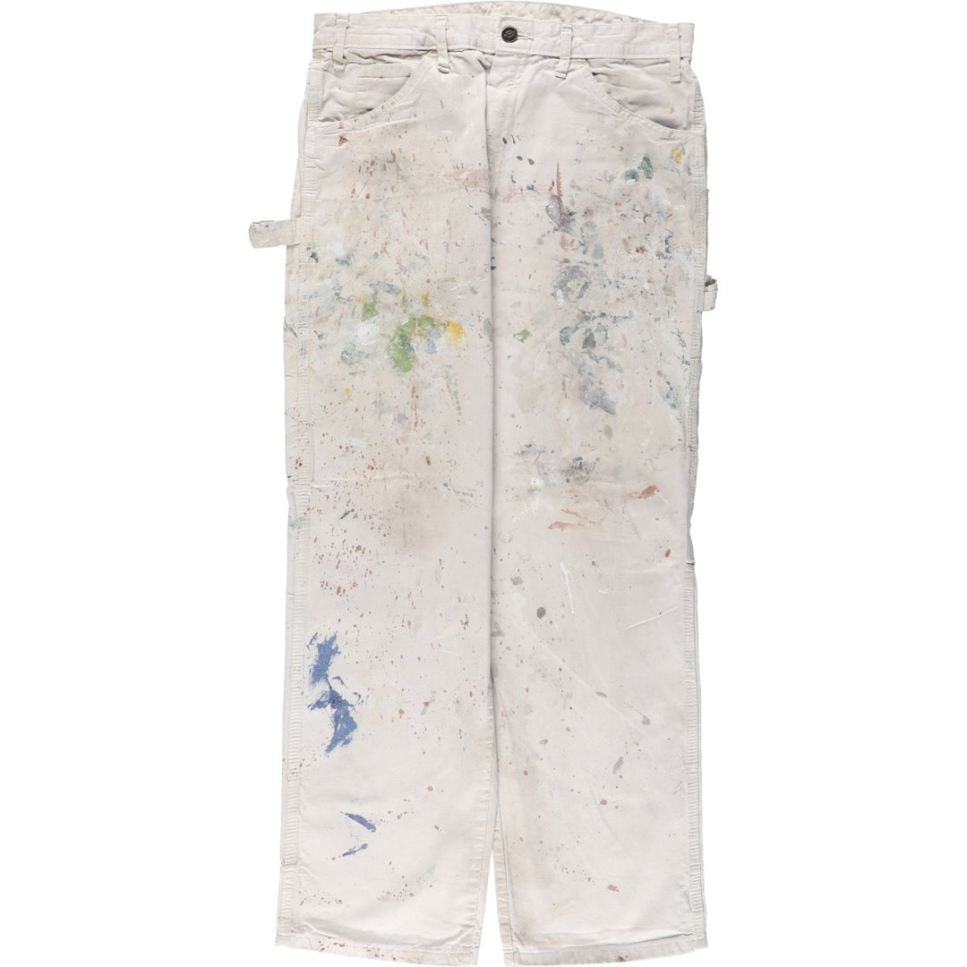 Dickies SHERWIN WILLIAMS Painter Pants for Men, W33 equivalent cotton ivory Vintage Second Hand