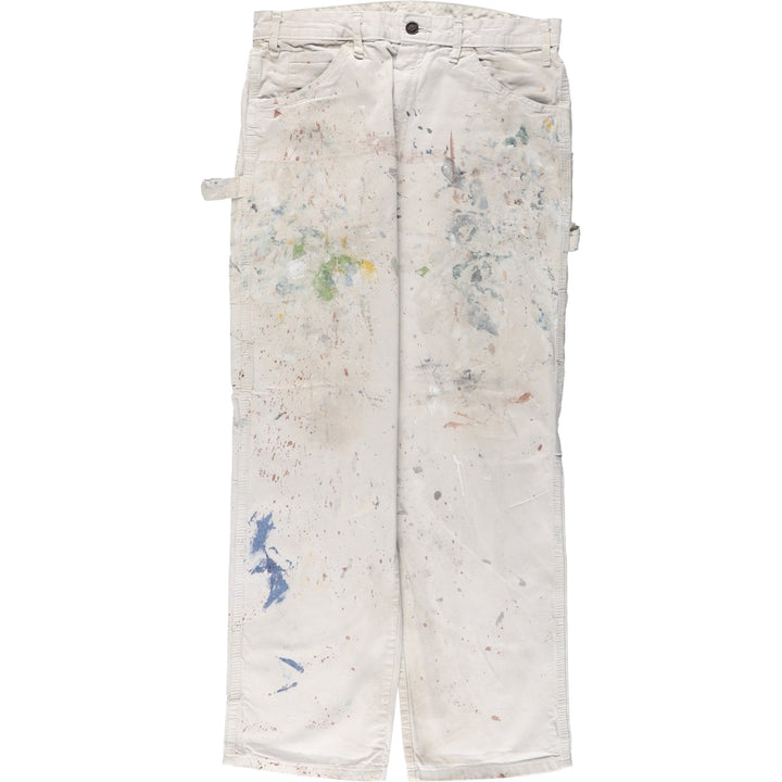 Dickies SHERWIN WILLIAMS Painter Pants for Men, W33 equivalent cotton ivory Vintage Second Hand