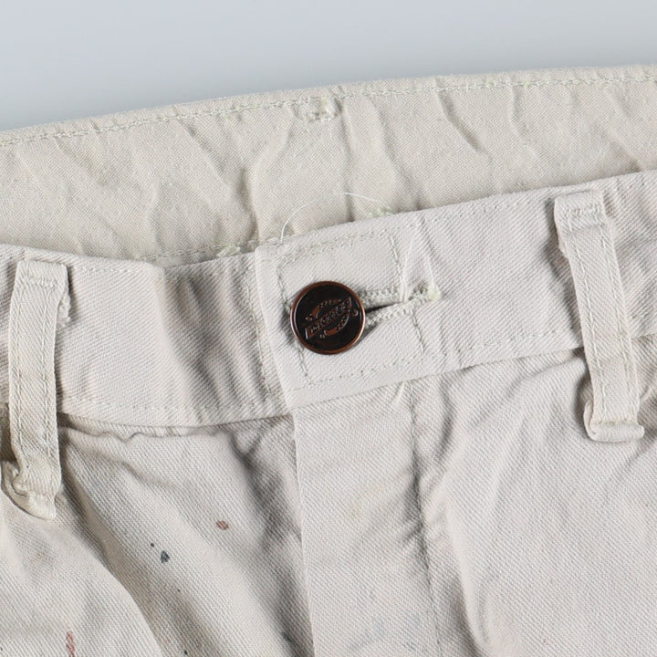 Dickies SHERWIN WILLIAMS Painter Pants for Men, W33 equivalent cotton ivory Vintage Second Hand