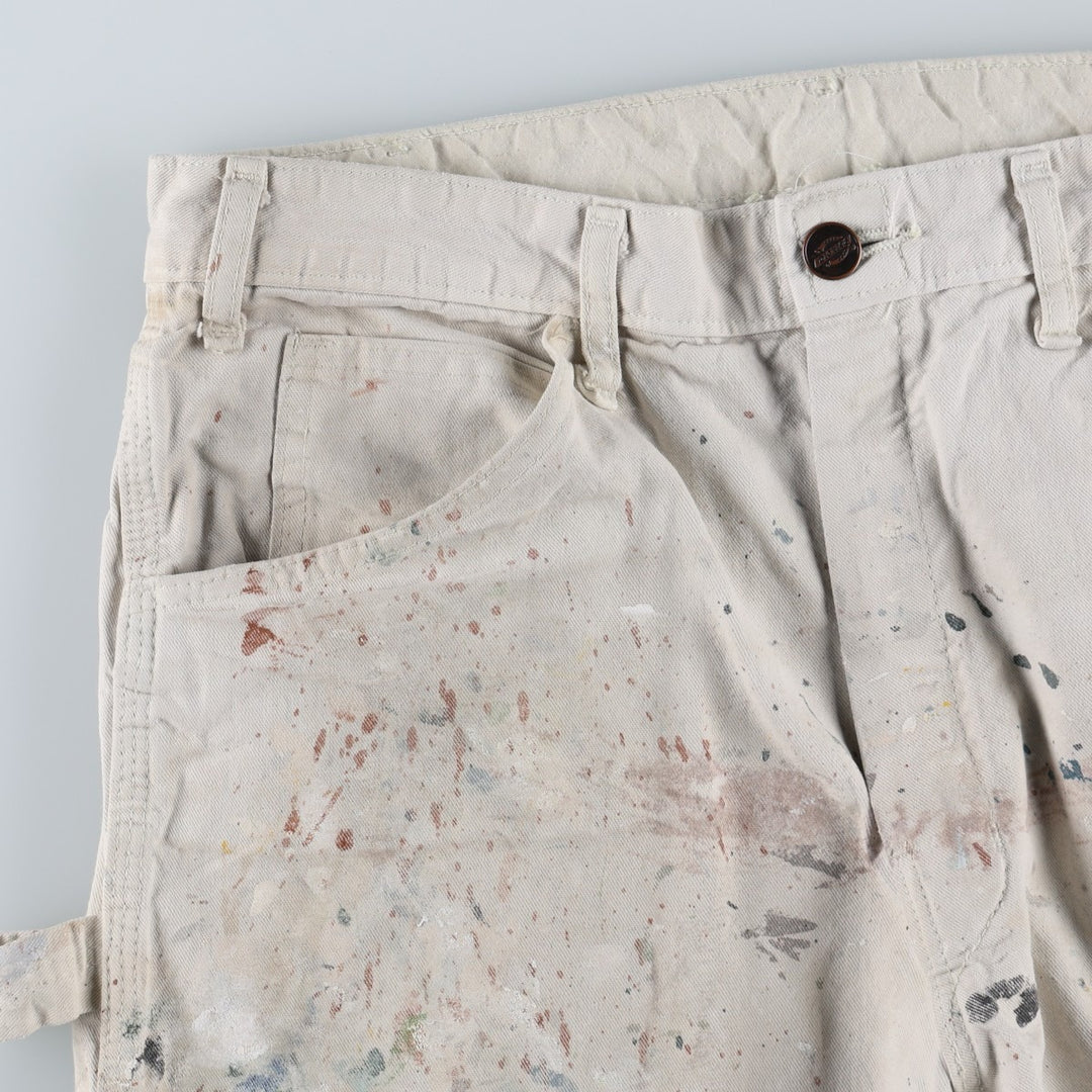 Dickies SHERWIN WILLIAMS Painter Pants for Men, W33 equivalent cotton ivory Vintage Second Hand