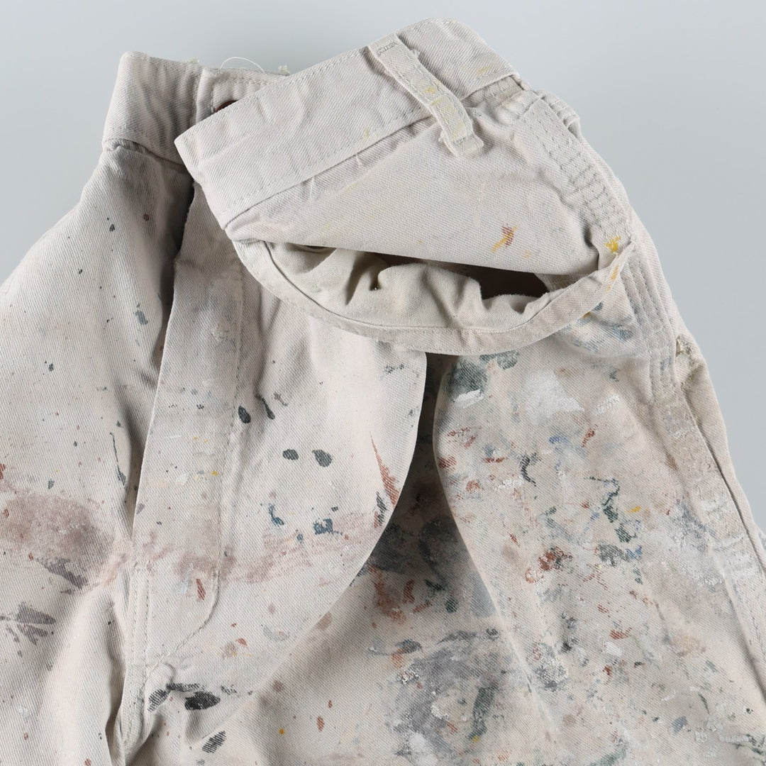 Dickies SHERWIN WILLIAMS Painter Pants for Men, W33 equivalent cotton ivory Vintage Second Hand