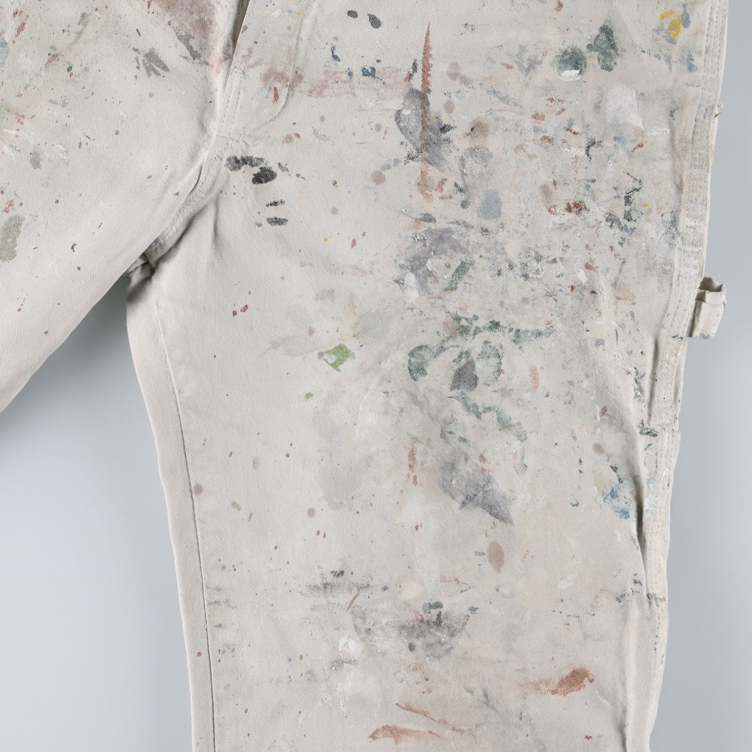 Dickies SHERWIN WILLIAMS Painter Pants for Men, W33 equivalent cotton ivory Vintage Second Hand