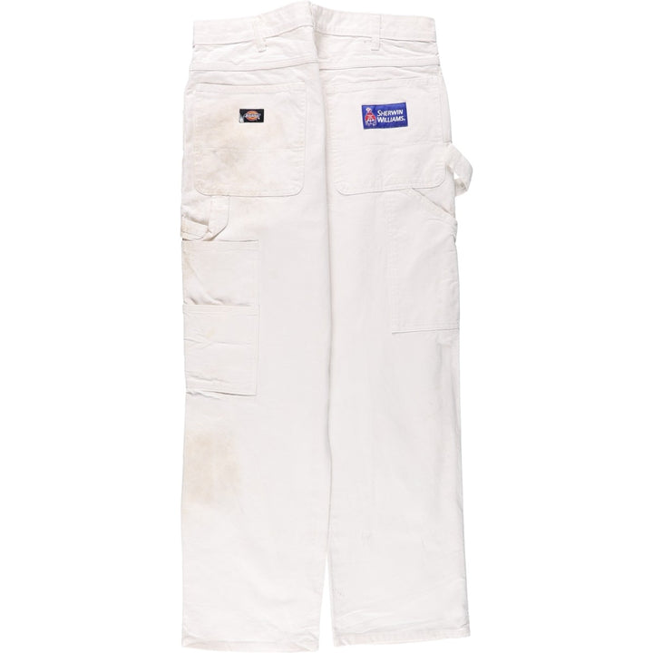 Dickies SHERWIN WILLIAMS Sherwin Williams Painter Pants Men's W34 equivalent cotton white type Vintage Second Hand