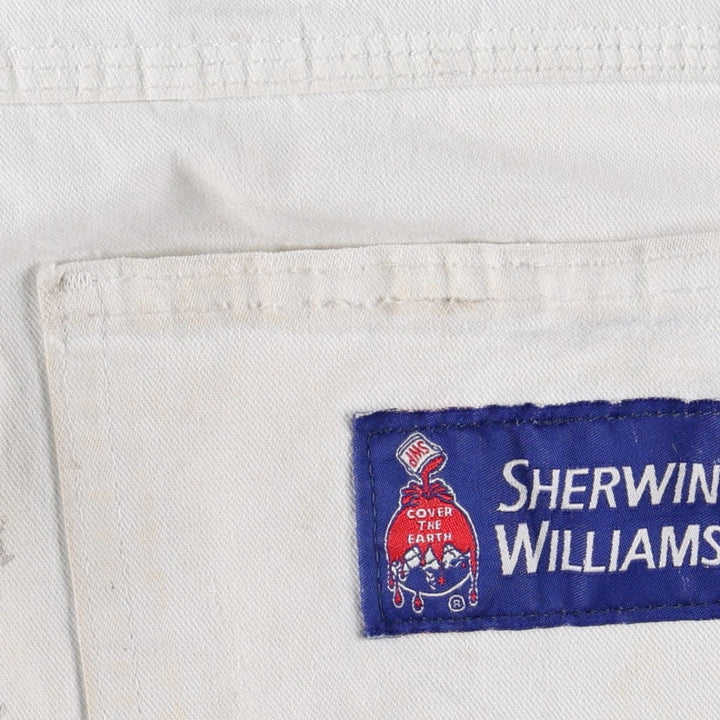 Dickies SHERWIN WILLIAMS Painter Pants for Men, W36 equivalent unclear white type Vintage Second Hand