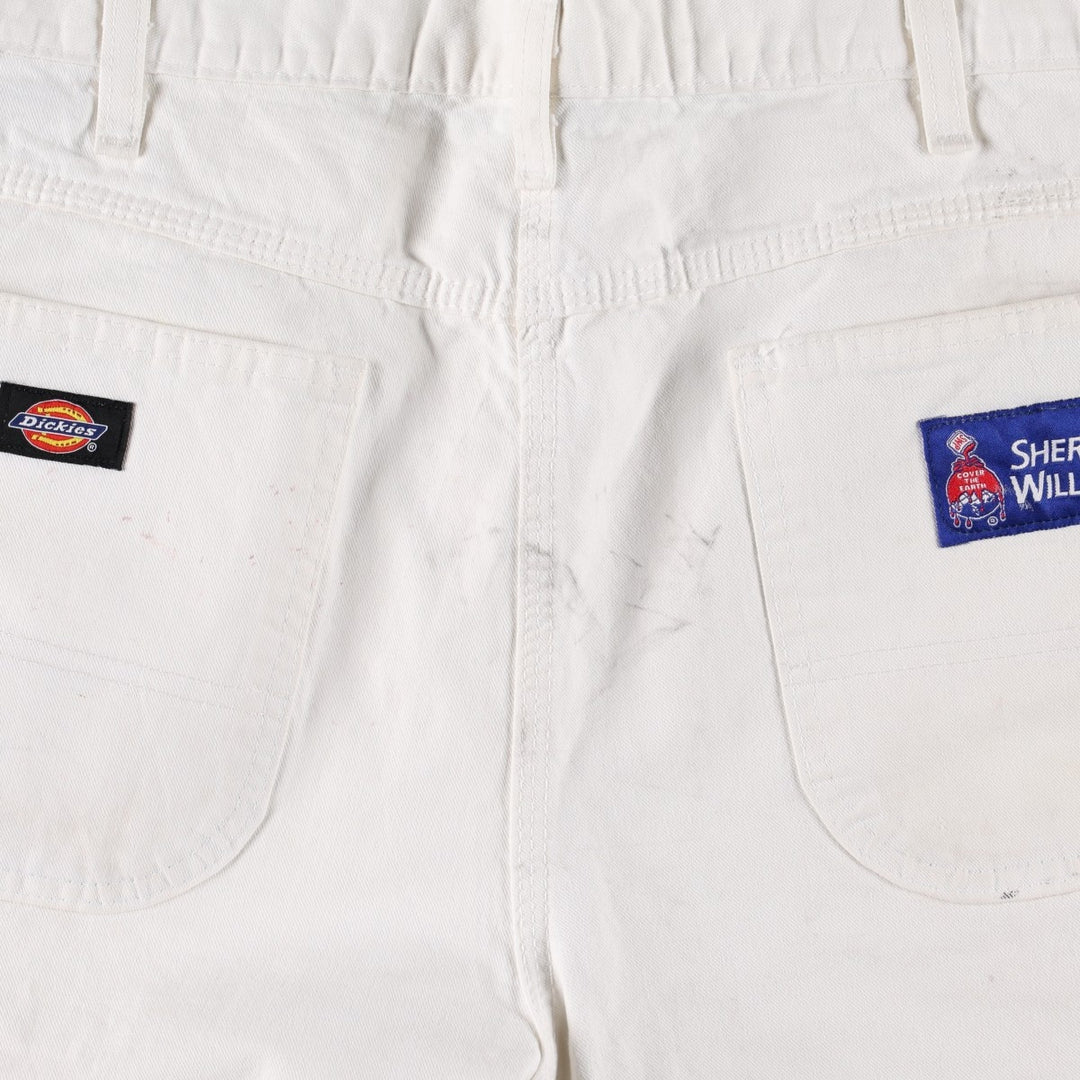 Dickies SHERWIN WILLIAMS Painter Pants, Made in Honduras, Men's W36 (approx.) cotton white type Vintage Second Hand