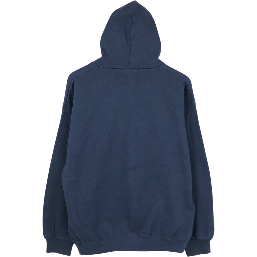 90'S TULTEX MAXIMUM SWEATS Plain Blank Sweatshirt Hoodie Men's XL Equivalent Vintage cotton navy blue type Vintage Second Hand
