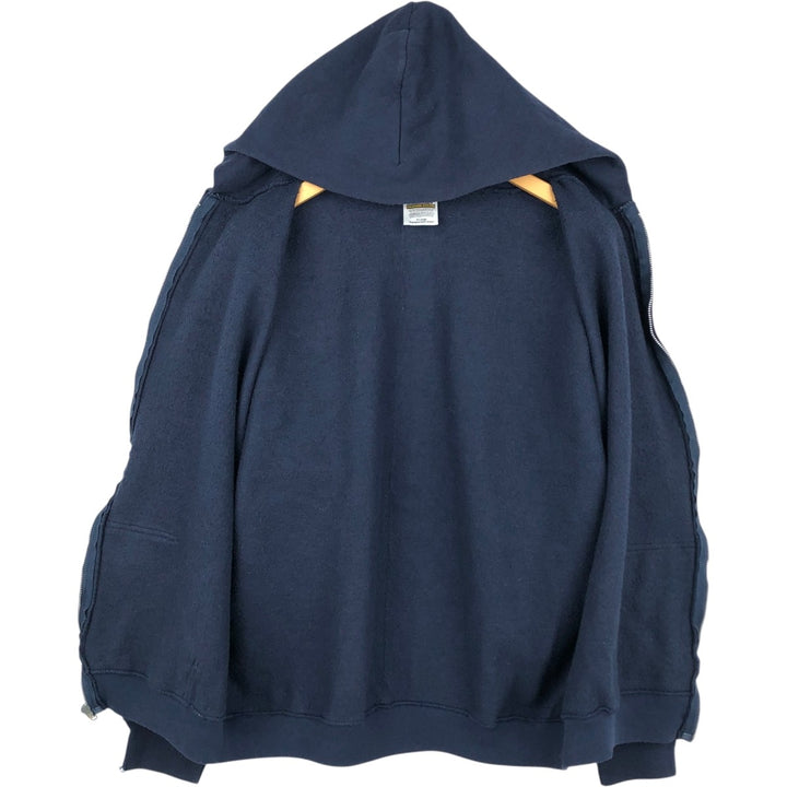 90'S TULTEX MAXIMUM SWEATS Plain Blank Sweatshirt Hoodie Men's XL Equivalent Vintage cotton navy blue type Vintage Second Hand