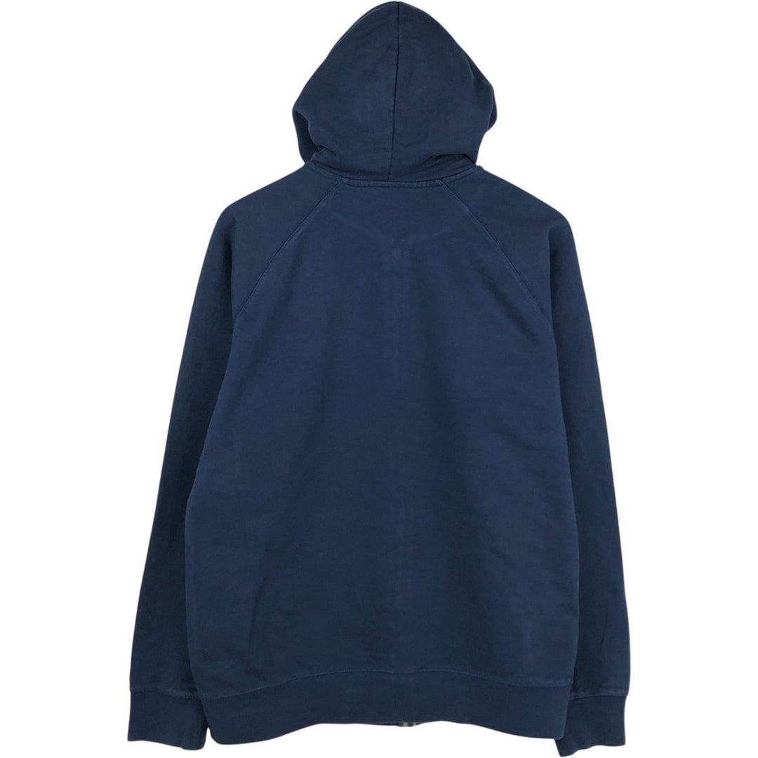 Carhartt Sweat Full Zip Hoodie Men's L size cotton navy blue type Vintage Second Hand