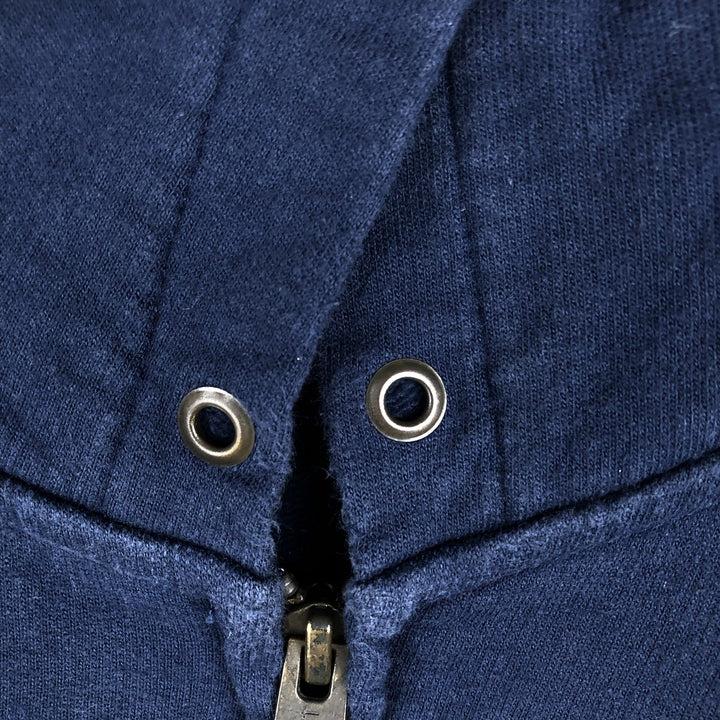 Carhartt Sweat Full Zip Hoodie Men's L size cotton navy blue type Vintage Second Hand