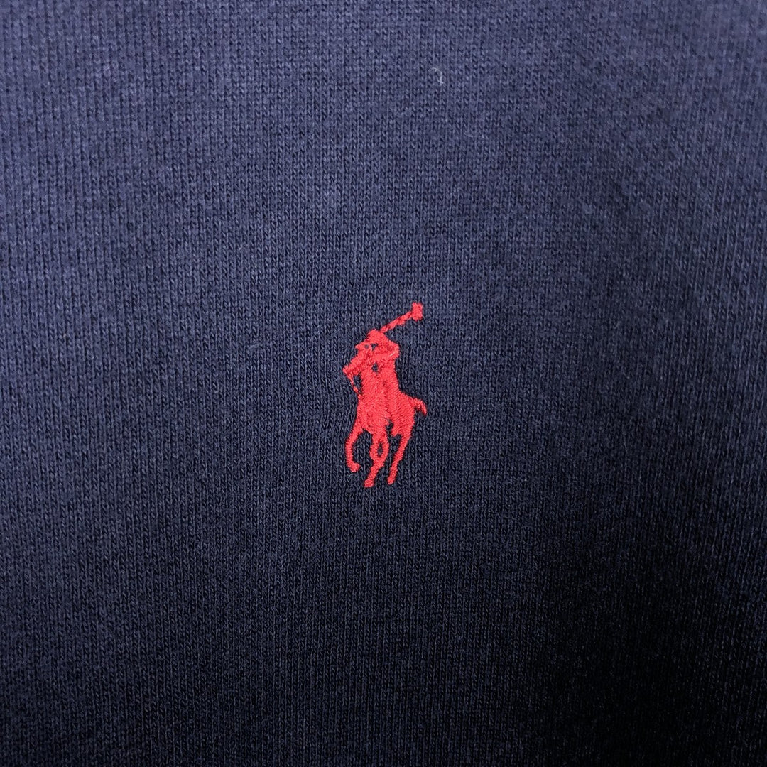 Ralph Lauren POLO by Ralph Lauren Sweat Full Zip Hoodie Men's XL cotton navy blue type Vintage Second Hand