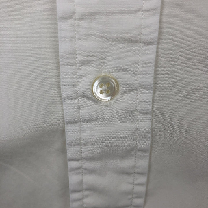 Ralph Lauren LOWELL Long-Sleeve Button-Down Shirt, Men's Size M (approx.) cotton white type Vintage Second Hand