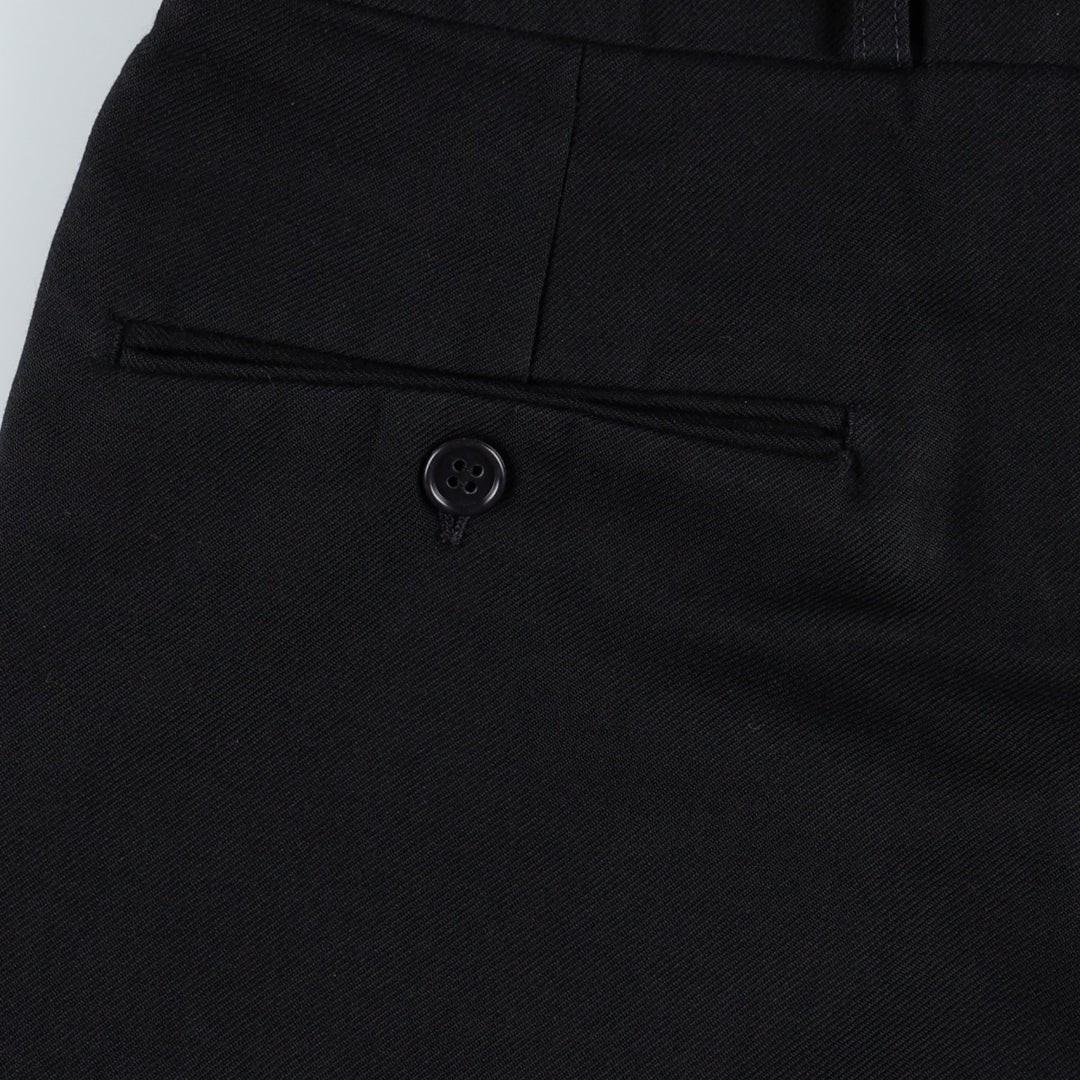1990'S Canadian Army Slacks Pants, Made in Canada, Men's Size W35 (approx.), Vintage unclear black type Vintage Second Hand