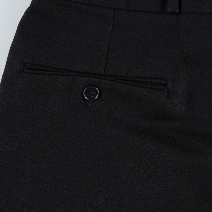 1990'S Canadian Army Slacks Pants, Made in Canada, Men's Size W35 (approx.), Vintage unclear black type Vintage Second Hand