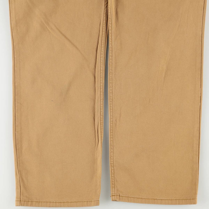 Carhartt Relaxed Fit Duck Work Pants, Men's W35 (approx.) cotton Khaki type beige Vintage Second Hand