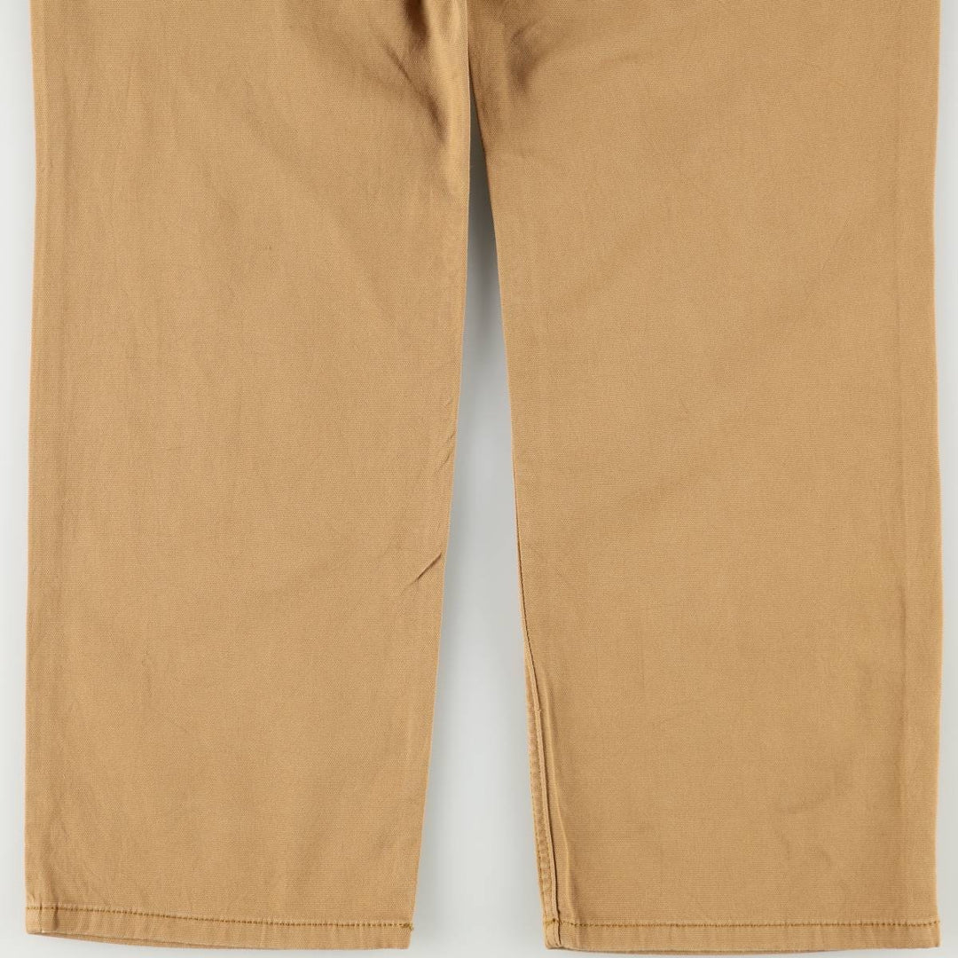 Carhartt Relaxed Fit Duck Work Pants, Men's W35 (approx.) cotton Khaki type beige Vintage Second Hand