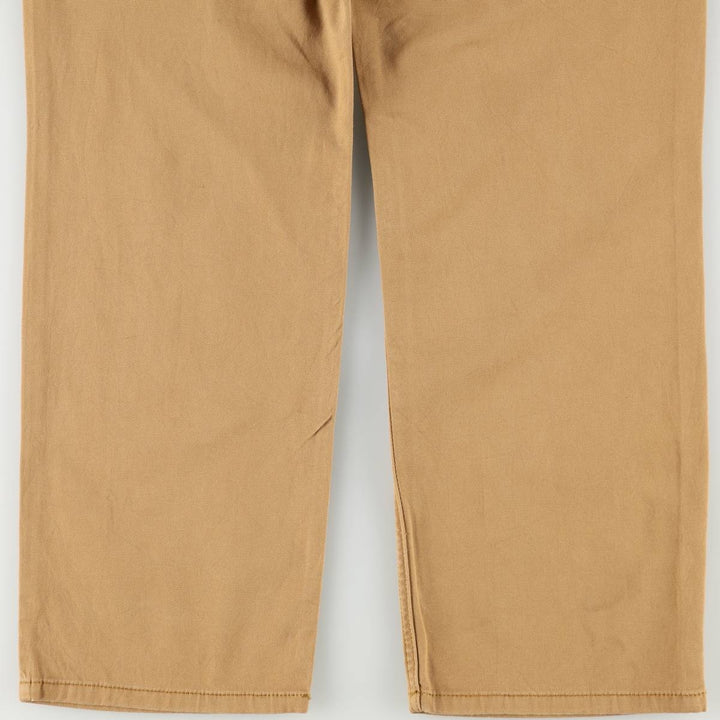 Carhartt Relaxed Fit Duck Work Pants, Men's W35 (approx.) cotton Khaki type beige Vintage Second Hand