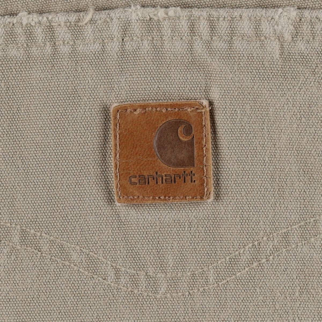 Carhartt Loose Fit Duck Painter Pants, Men's W35 (approx.) cotton Beige type Vintage Second Hand