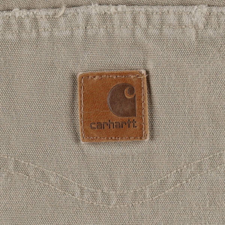 Carhartt Loose Fit Duck Painter Pants, Men's W35 (approx.) cotton Beige type Vintage Second Hand