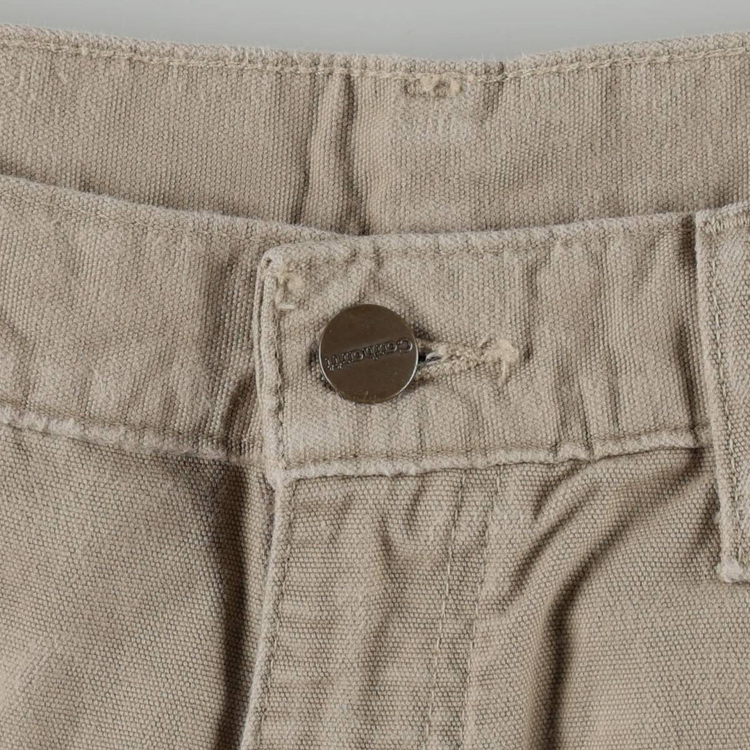 Carhartt Loose Fit Duck Painter Pants, Men's W35 (approx.) cotton Beige type Vintage Second Hand