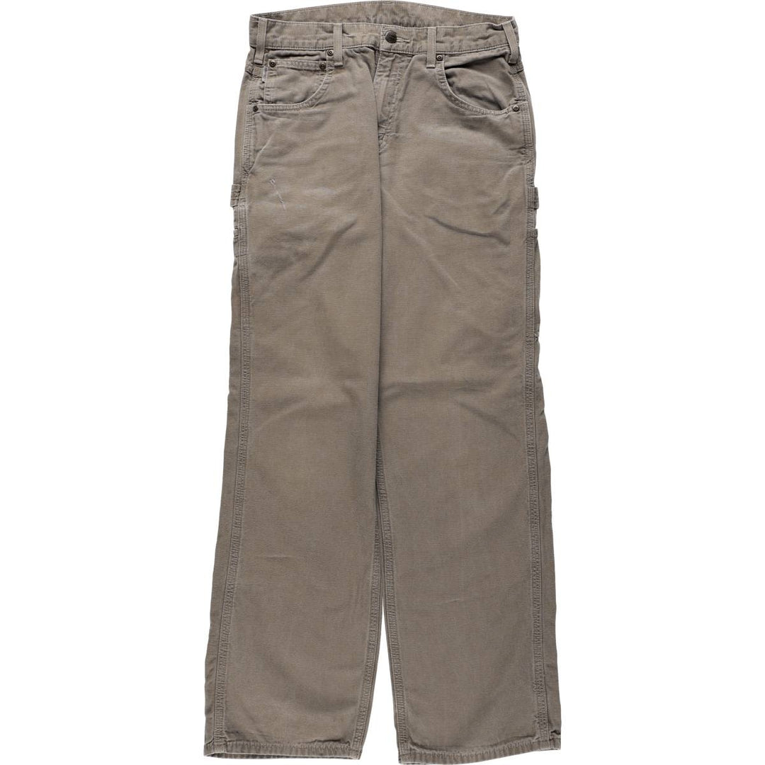 Carhartt Loose Fit Duck Painter Pants, Men's W30 (approx.) cotton Khaki type Vintage Second Hand