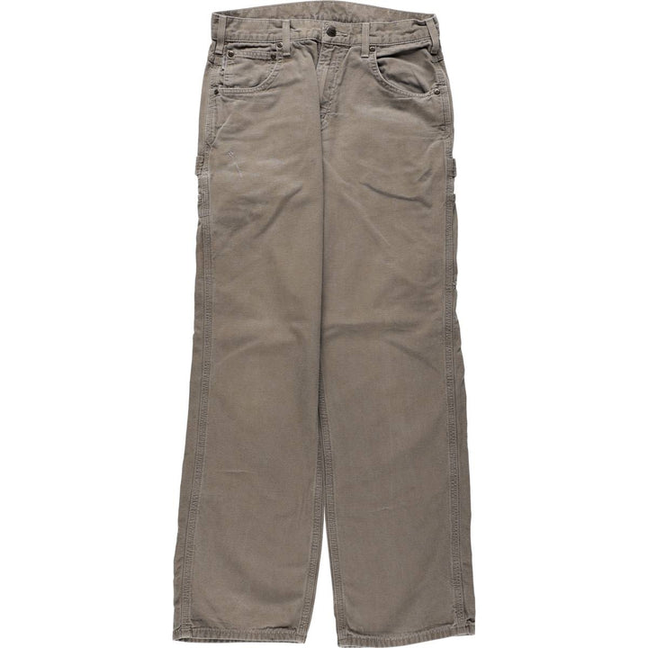 Carhartt Loose Fit Duck Painter Pants, Men's W30 (approx.) cotton Khaki type Vintage Second Hand