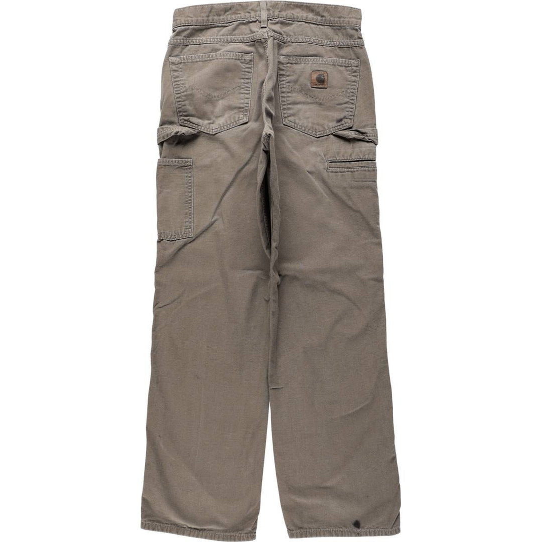 Carhartt Loose Fit Duck Painter Pants, Men's W30 (approx.) cotton Khaki type Vintage Second Hand