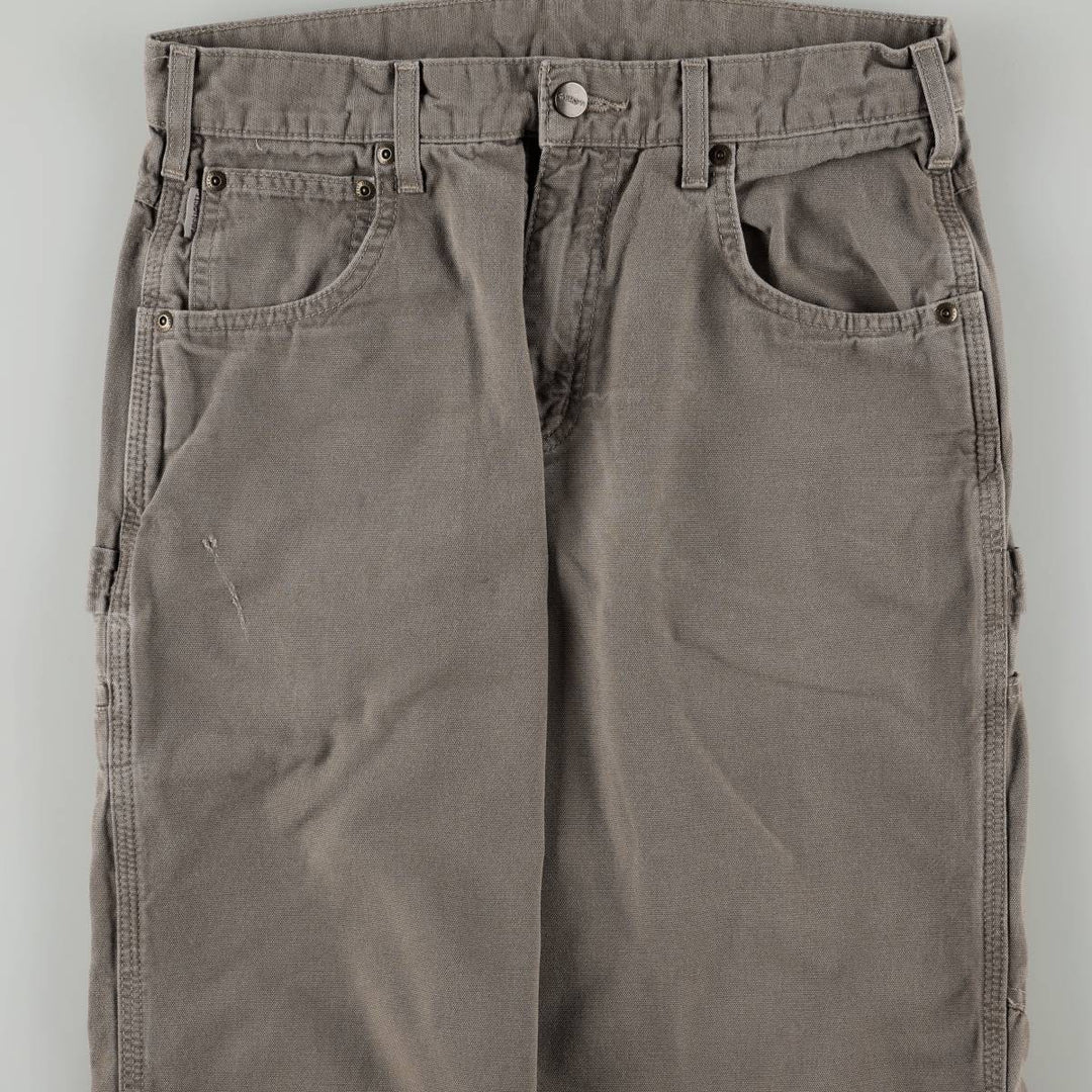 Carhartt Loose Fit Duck Painter Pants, Men's W30 (approx.) cotton Khaki type Vintage Second Hand
