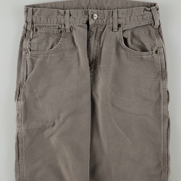 Carhartt Loose Fit Duck Painter Pants, Men's W30 (approx.) cotton Khaki type Vintage Second Hand