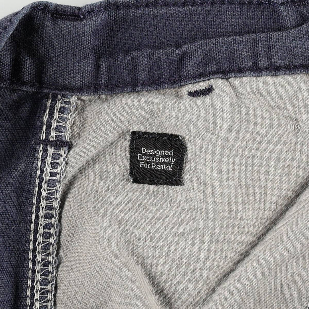 Carhartt Dungaree Fit Duck Work Pants, Men's, W33 equivalent cotton navy blue type Vintage Second Hand