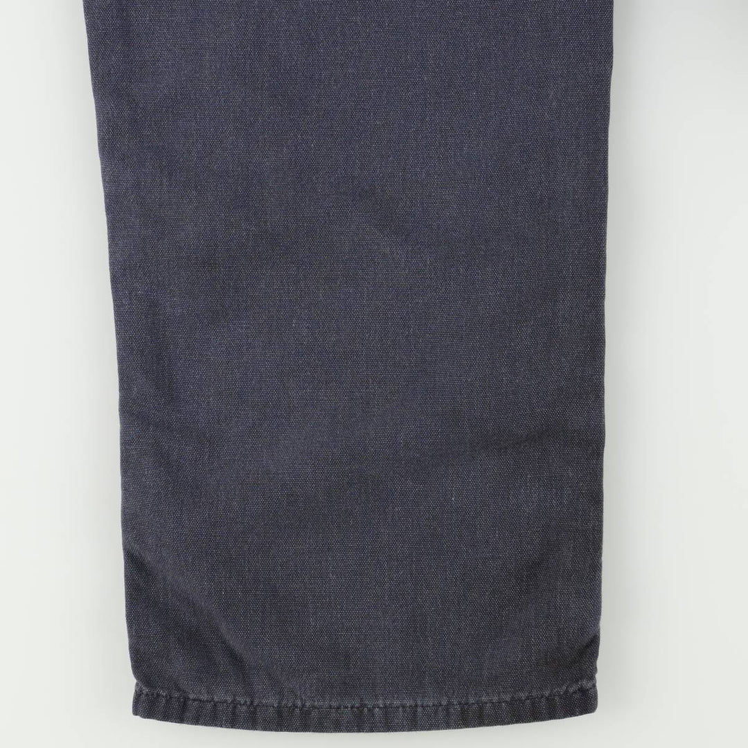 Carhartt Dungaree Fit Duck Work Pants, Men's, W33 equivalent cotton navy blue type Vintage Second Hand