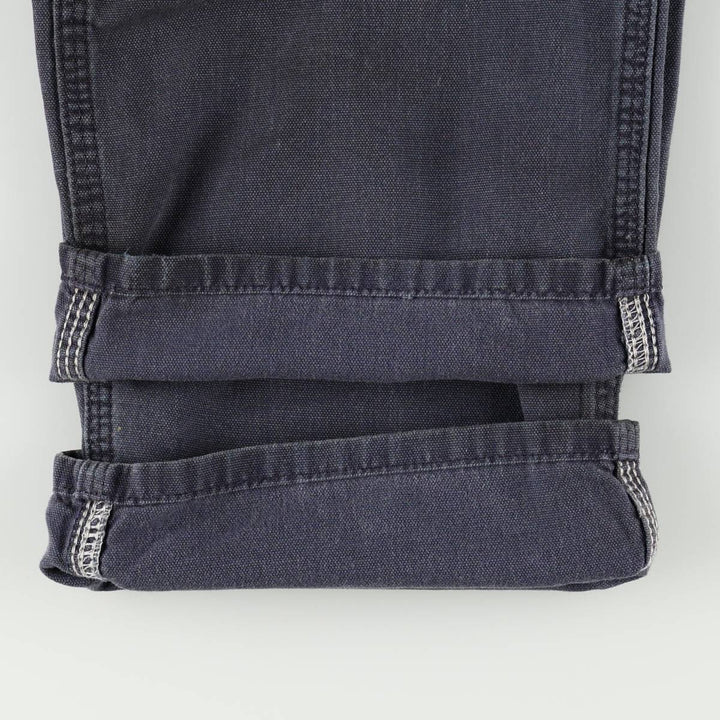 Carhartt Dungaree Fit Duck Work Pants, Men's, W33 equivalent cotton navy blue type Vintage Second Hand