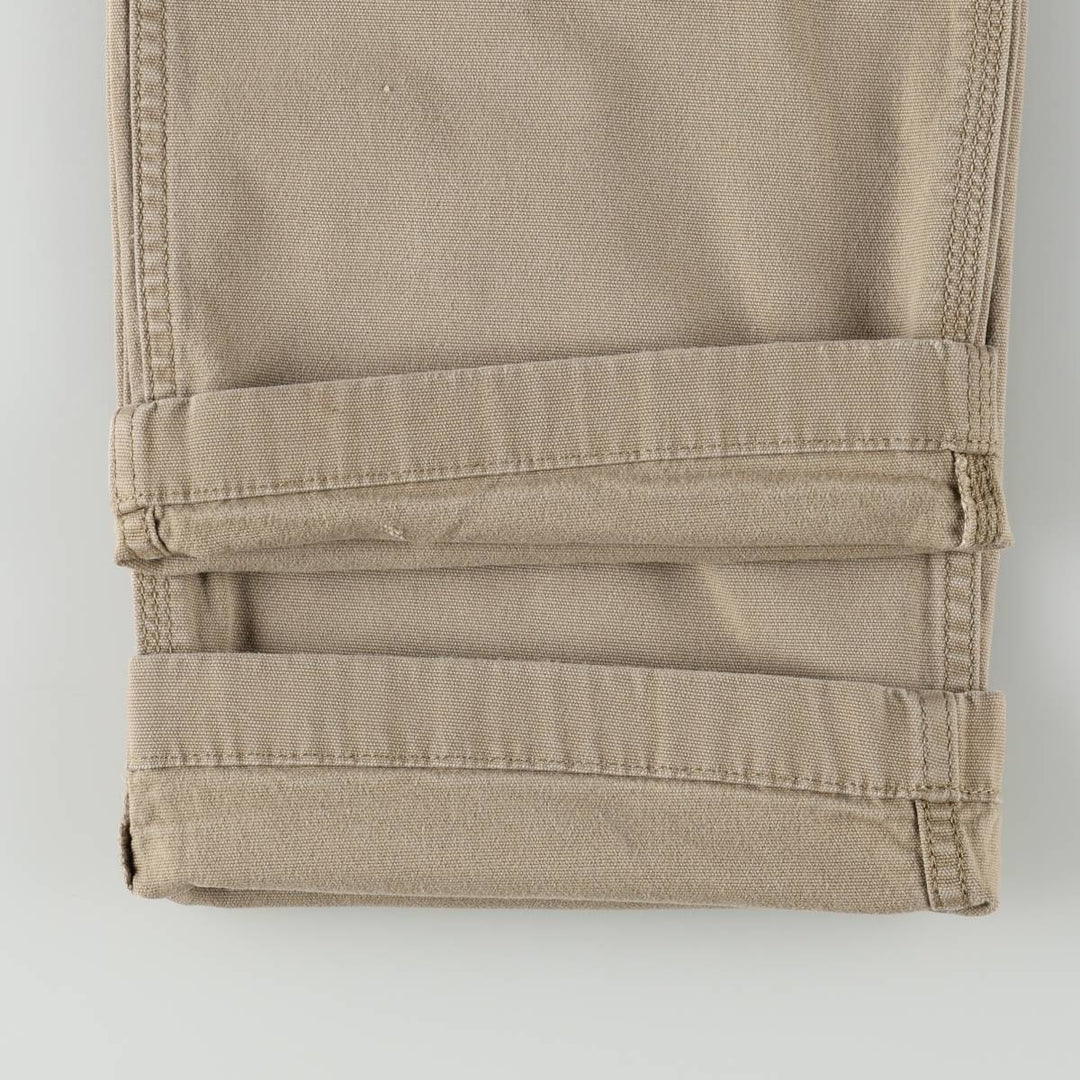 Carhartt Relaxed Fit Duck Work Pants, Men's, W36 equivalent cotton Beige type Vintage Second Hand