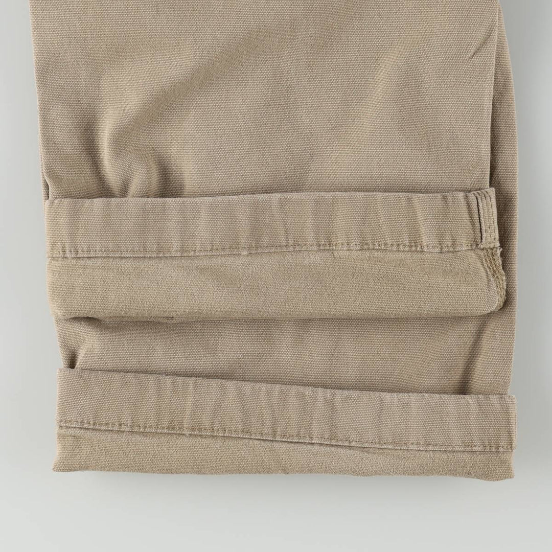 Carhartt Relaxed Fit Duck Work Pants, Men's, W36 equivalent cotton Beige type Vintage Second Hand