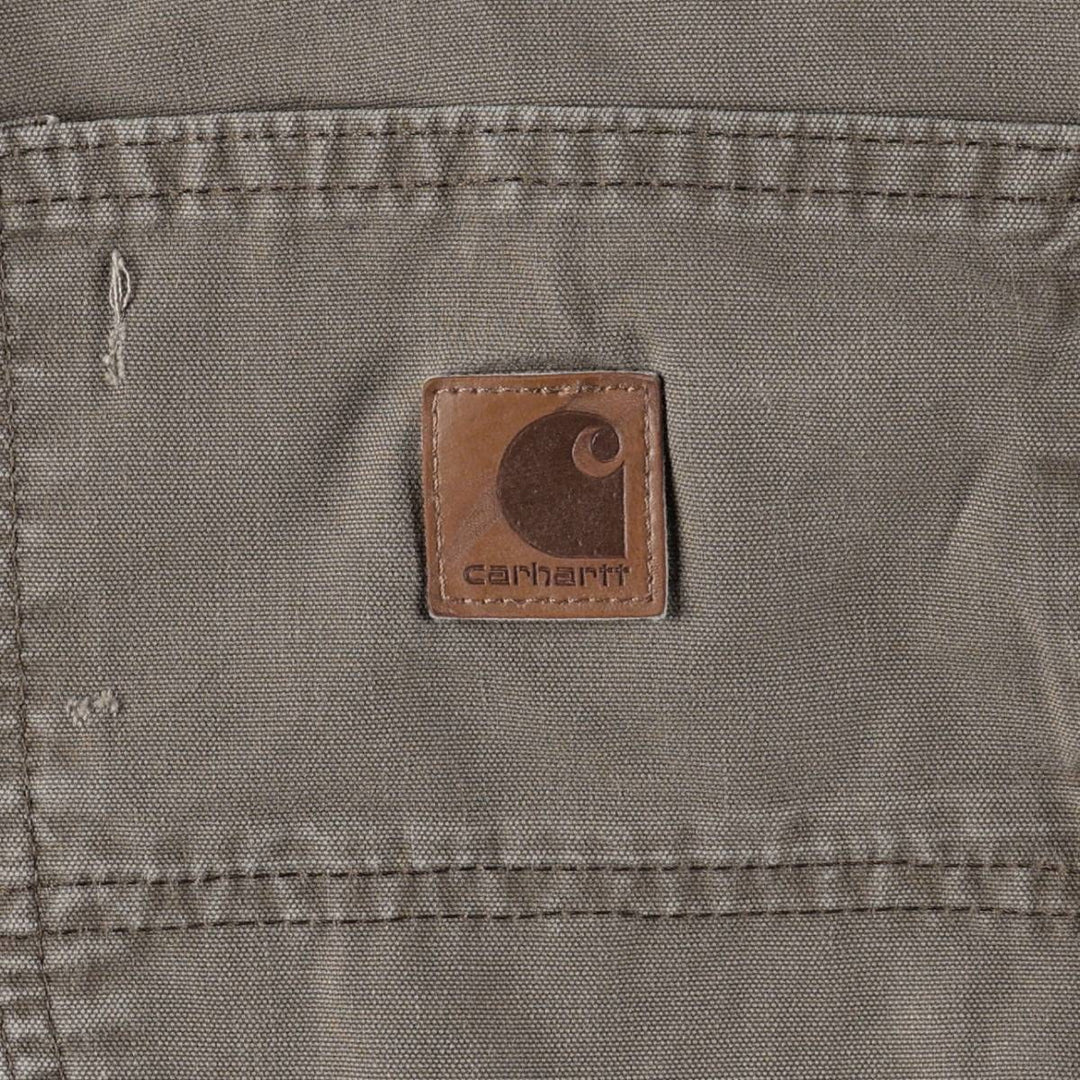 Carhartt Loose Original Fit Duck Painter Pants, Men's, W37 equivalent cotton Khaki type Vintage Second Hand
