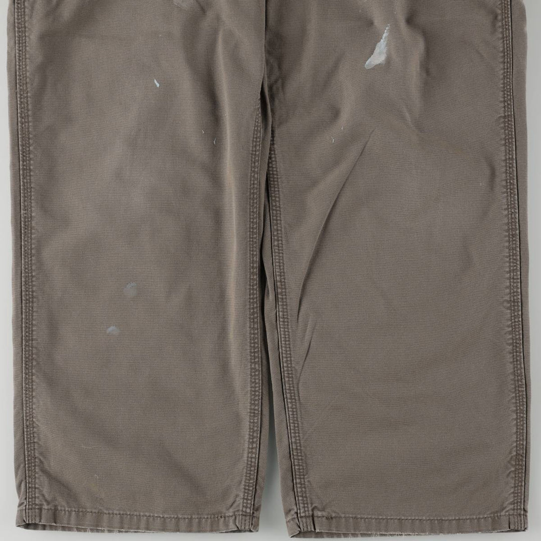 Carhartt Loose Original Fit Duck Painter Pants, Men's, W37 equivalent cotton Khaki type Vintage Second Hand