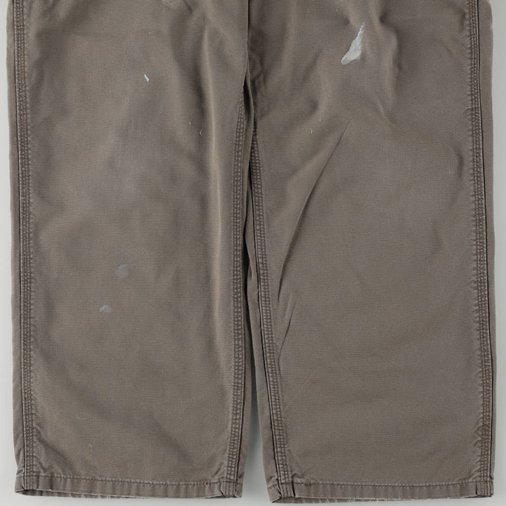 Carhartt Loose Original Fit Duck Painter Pants, Men's, W37 equivalent cotton Khaki type Vintage Second Hand
