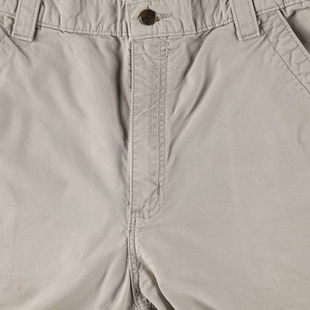 Carhartt Loose Original Fit Duck Painter Pants, Men's, W34 equivalent cotton ivory Vintage Second Hand