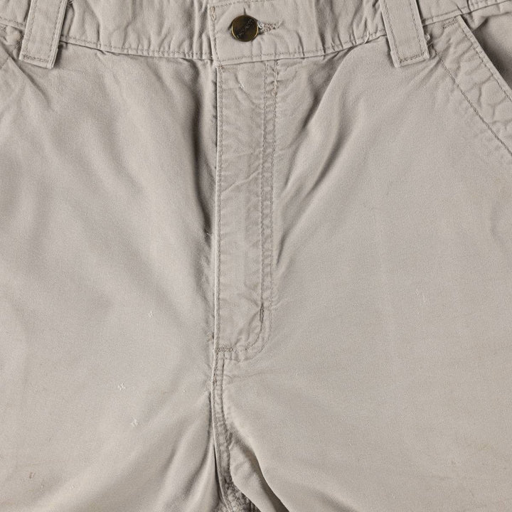 Carhartt Loose Original Fit Duck Painter Pants, Men's, W34 equivalent cotton ivory Vintage Second Hand