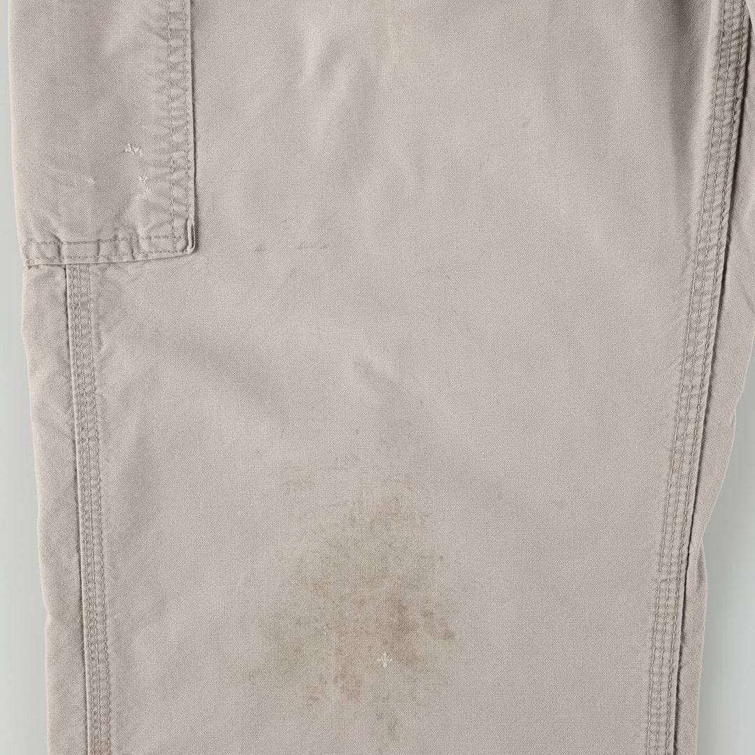 Carhartt Loose Original Fit Duck Painter Pants, Men's, W34 equivalent cotton ivory Vintage Second Hand