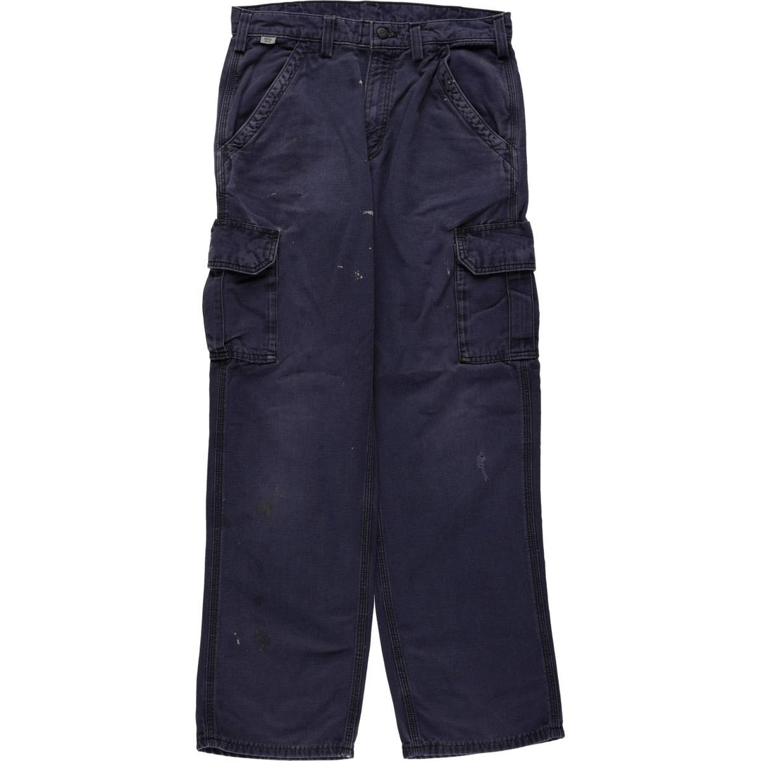 Carhartt FR Series Original Fit Cargo Work Pants, Men's W33 (approx.) cotton navy blue type Vintage Second Hand