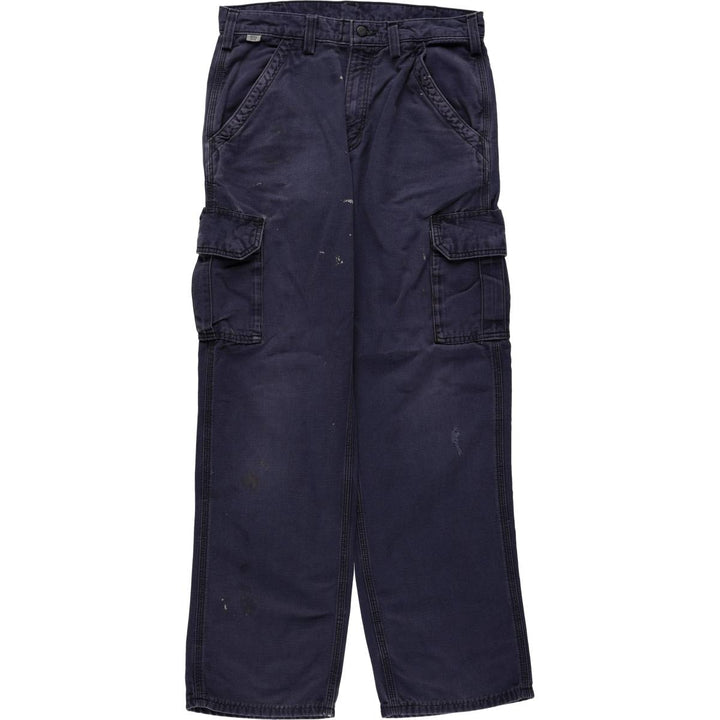 Carhartt FR Series Original Fit Cargo Work Pants, Men's W33 (approx.) cotton navy blue type Vintage Second Hand