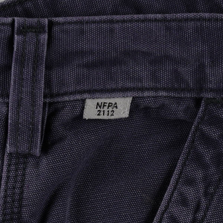Carhartt FR Series Original Fit Cargo Work Pants, Men's W33 (approx.) cotton navy blue type Vintage Second Hand