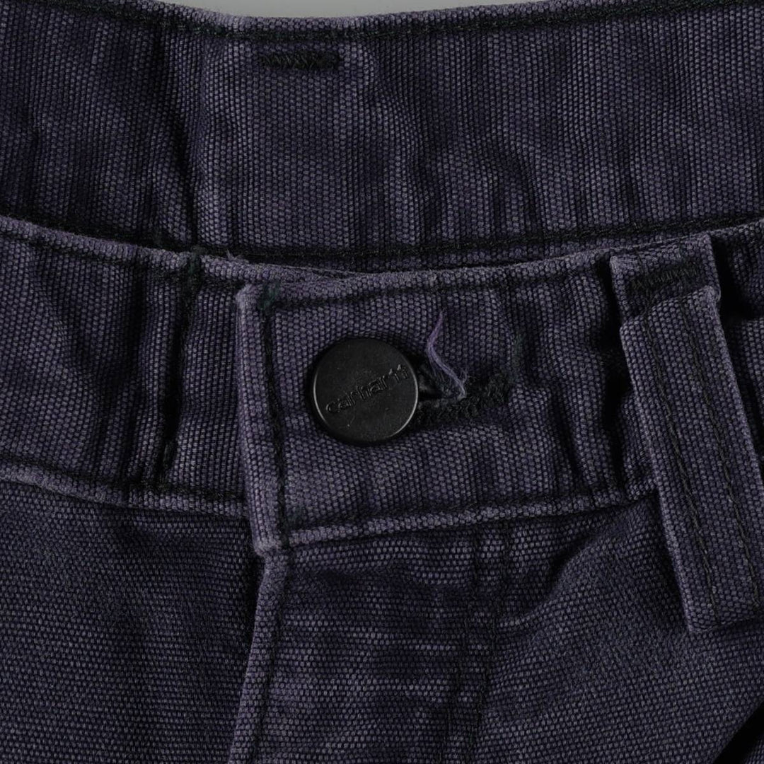 Carhartt FR Series Original Fit Cargo Work Pants, Men's W33 (approx.) cotton navy blue type Vintage Second Hand