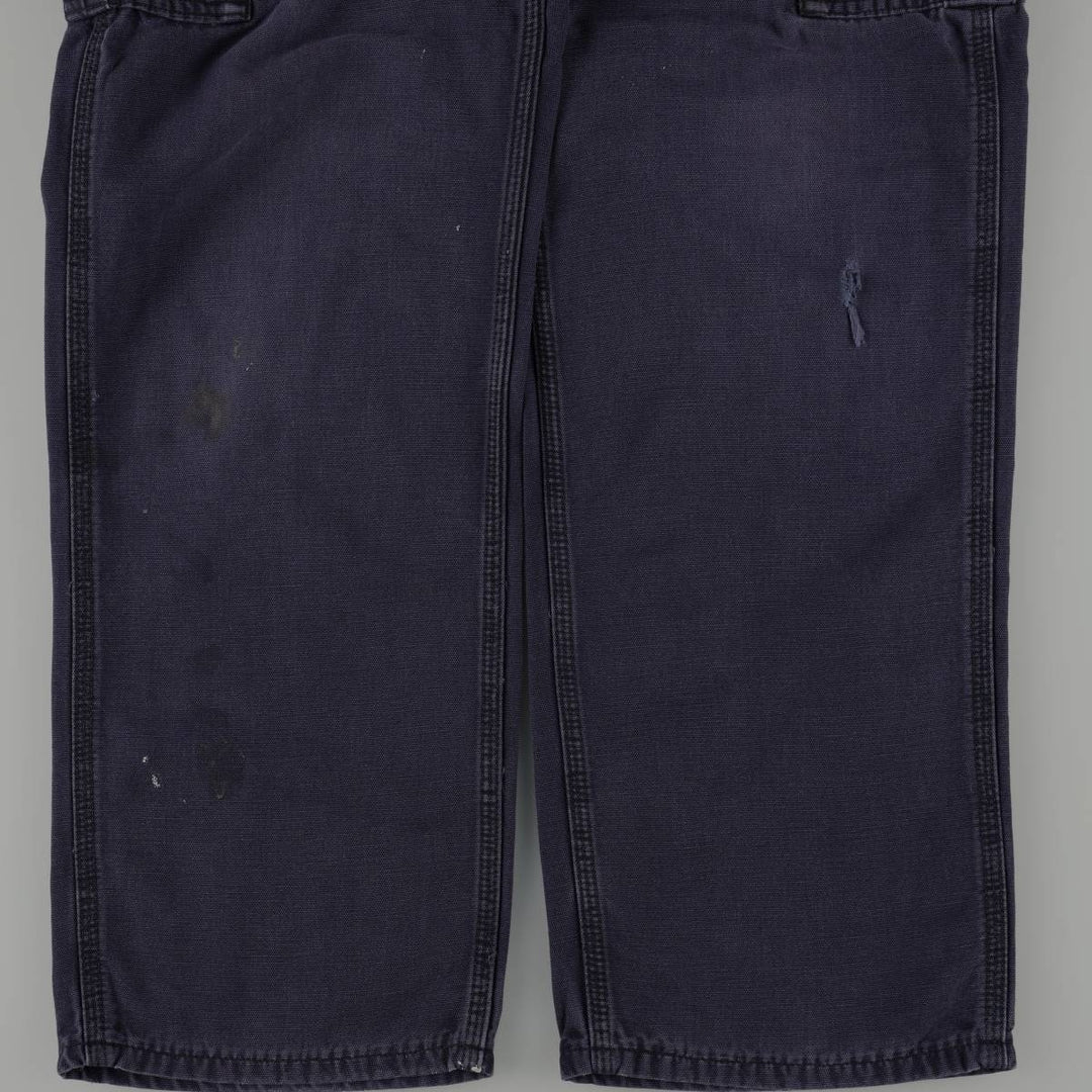 Carhartt FR Series Original Fit Cargo Work Pants, Men's W33 (approx.) cotton navy blue type Vintage Second Hand
