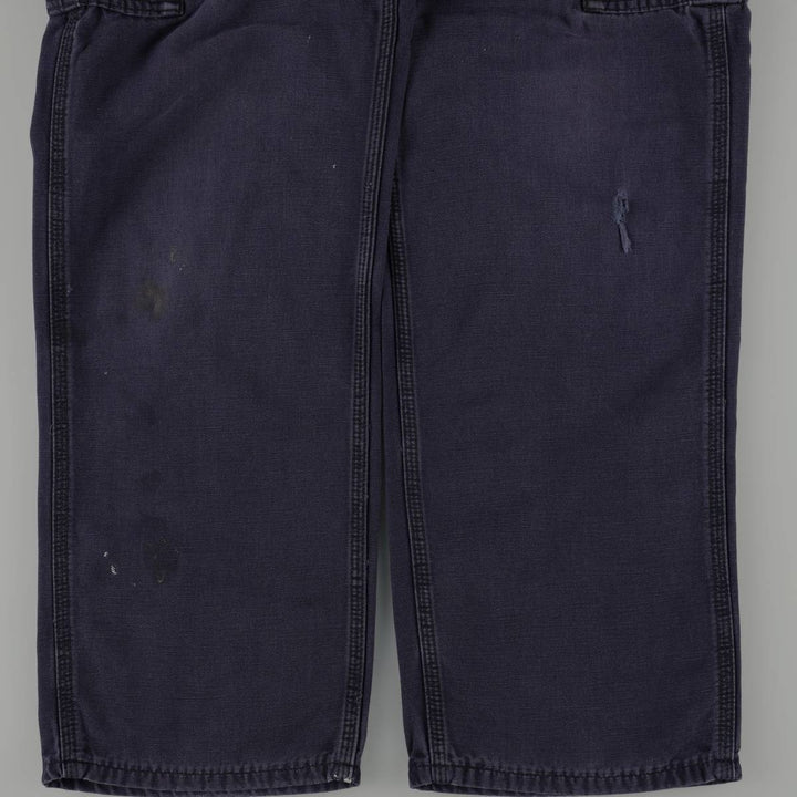 Carhartt FR Series Original Fit Cargo Work Pants, Men's W33 (approx.) cotton navy blue type Vintage Second Hand